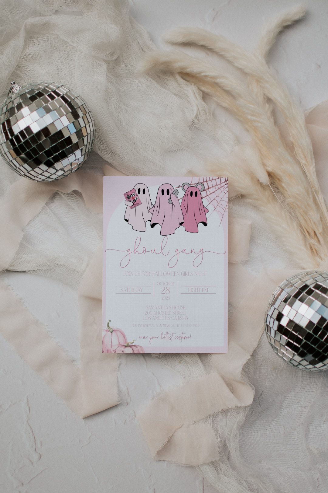 Halloween Girls Night Invitation - Halloween Girls Night Party Invite - Halloween Invitation - Adult Halloween Invitation - Girls Night Out Invitation