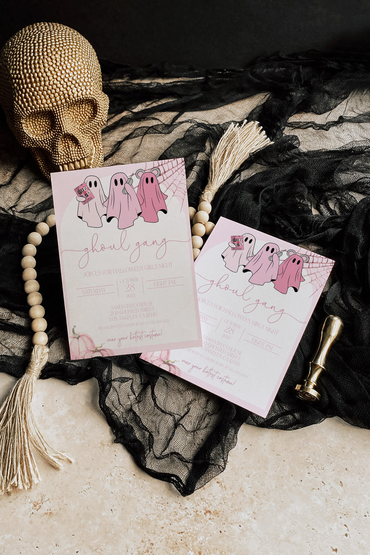 Halloween Girls Night Invitation - Halloween Girls Night Party Invite - Halloween Invitation - Adult Halloween Invitation - Girls Night Out Invitation