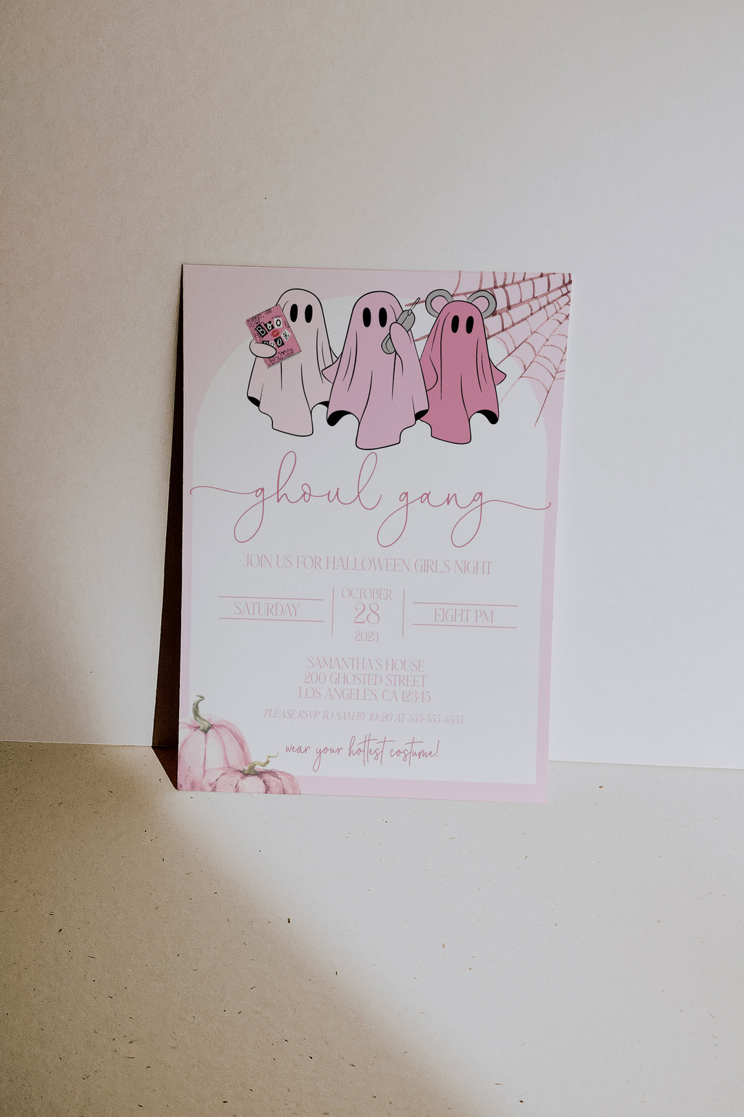 Halloween Girls Night Invitation - Halloween Girls Night Party Invite - Halloween Invitation - Adult Halloween Invitation - Girls Night Out Invitation