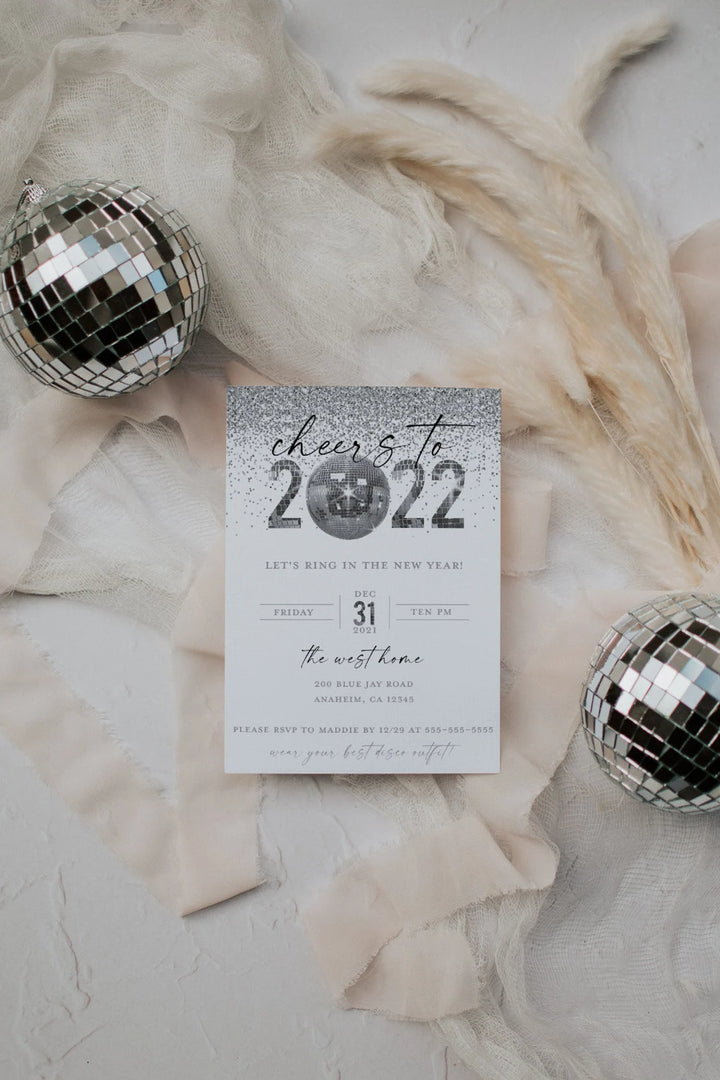 Disco Invitation Mockup - Retro Invitation Mockup- 5x7 Boho Mockup - Disco Birthday Mock-up - Disco Bachelorette Mockup- Boho Mockup 5x7 A7