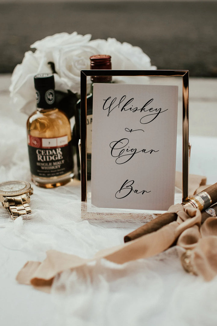 Bar Sign Mockup - Cigar Bar Mockup - Bachelor Sign Mockup - Grooms Table Mockup - Manly Mockup - Wedding Sign Mockup - Birthday Sign Mockup