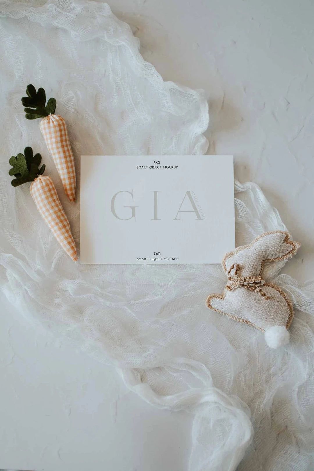 Easter Invitation Mockup - Easter Mockup - Spring Invitation Mockup - Bunny Mockup - Easter Theme Mockup - Spring Mockup - Neutral Easter