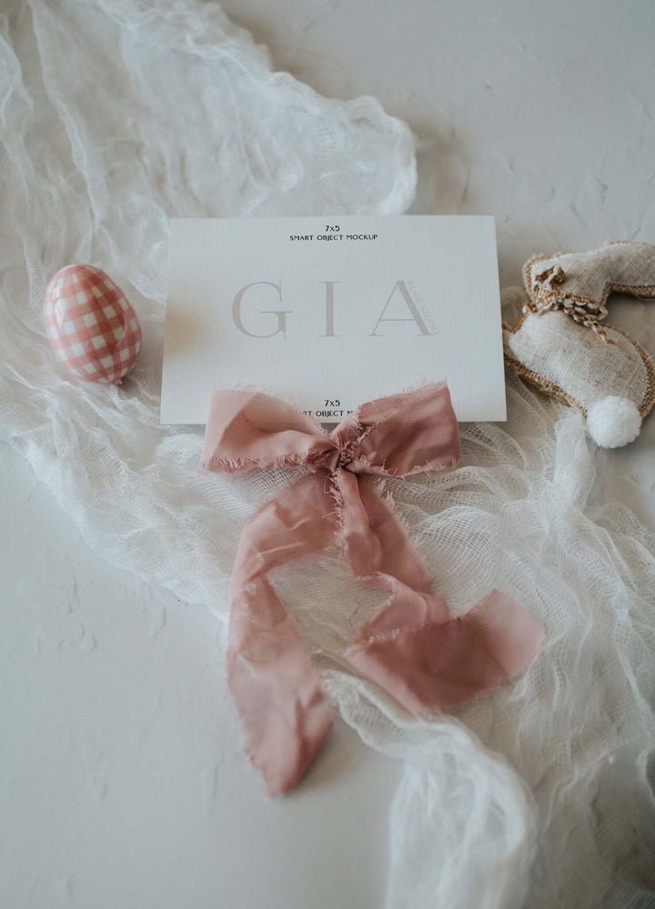 Pink Easter Mockup - Spring Mockup - Spring Easter Mockup - 5x7 Invitation Mockup - Easter Mockup - Spring Mockup - 5x7 Invitation Mockup