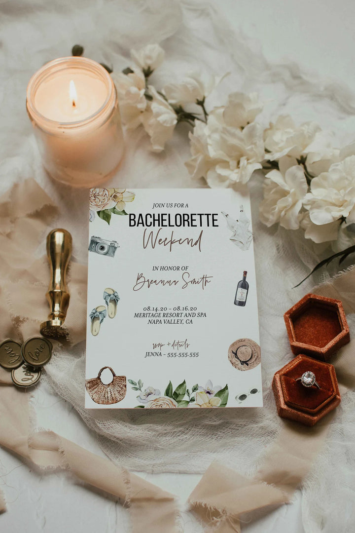 Invitation Mockup - 5x7 Invite Mockup - Boho Invitation Mockup - Wedding Mockup - Neutral Invitation Mockup - 5x7 Card Mockup - Boho Mockup
