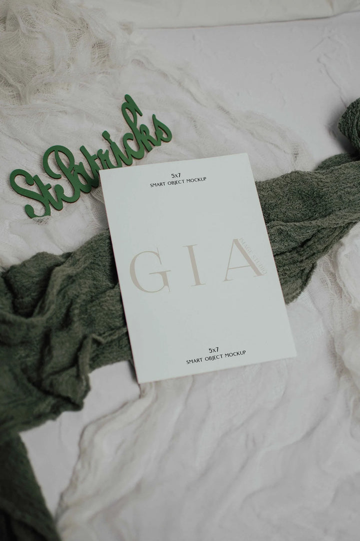 St Patricks Day Mockup - St Patricks Day Invitation Mockup - St Patties Mockup - Irish Invite Mockup - Shamrock Mockup - Green Mockup Boho