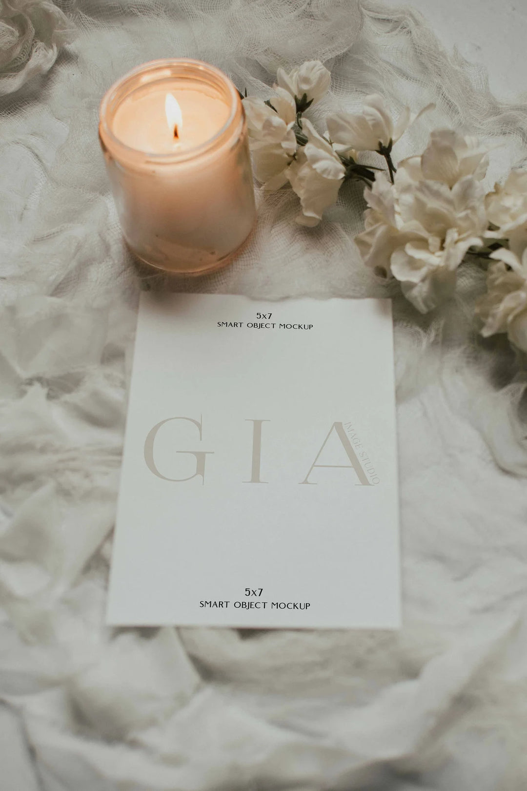 Simple Invitation Mockup - Floral Invitation Mockup - Boho Invitation Mockup - Modern Invitation Mockup - Wedding Invitation Mockup - Stock