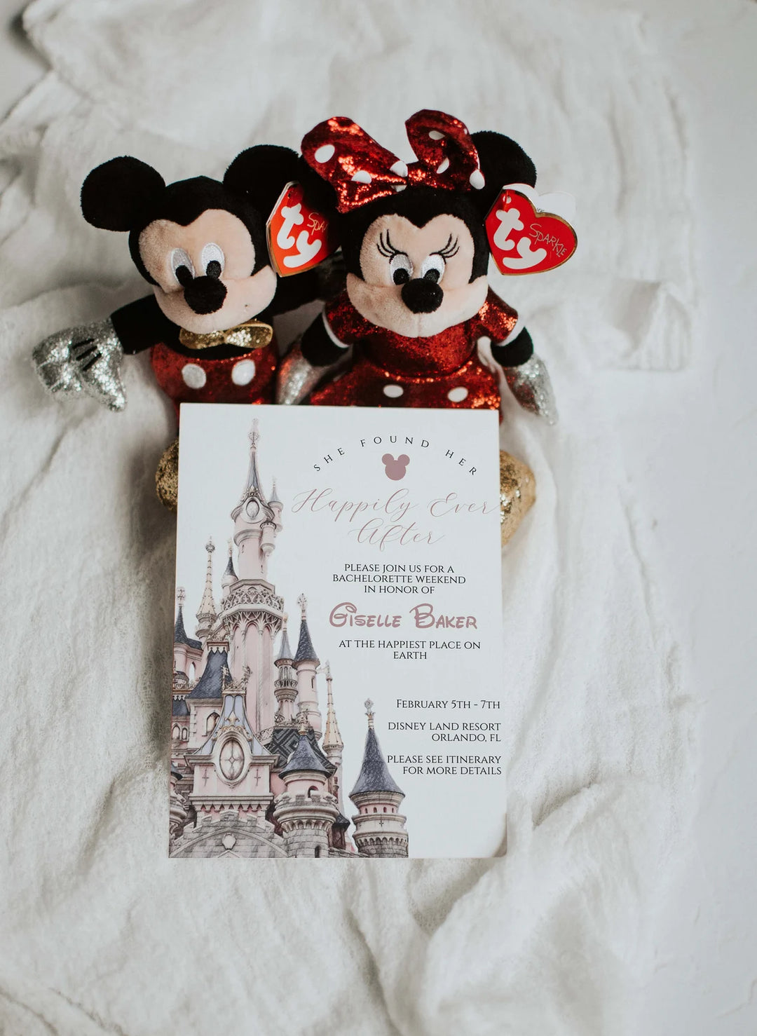 Disney Invitation Mockup - Kids Birthday Invite Mockup - 5x7 Disneyland Invitation Mockup - Theme Park Mockup - Character Invitation Mockup - Invite Mockup