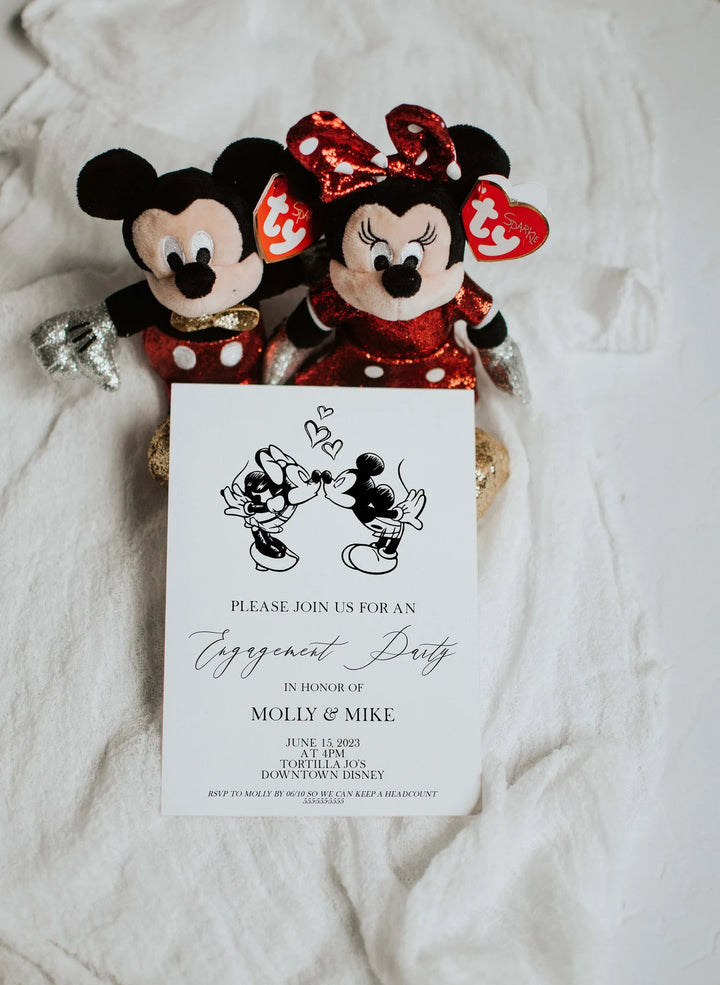 Disney Invitation Mockup - Kids Birthday Invite Mockup - 5x7 Disneyland Invitation Mockup - Theme Park Mockup - Character Invitation Mockup - Invite Mockup