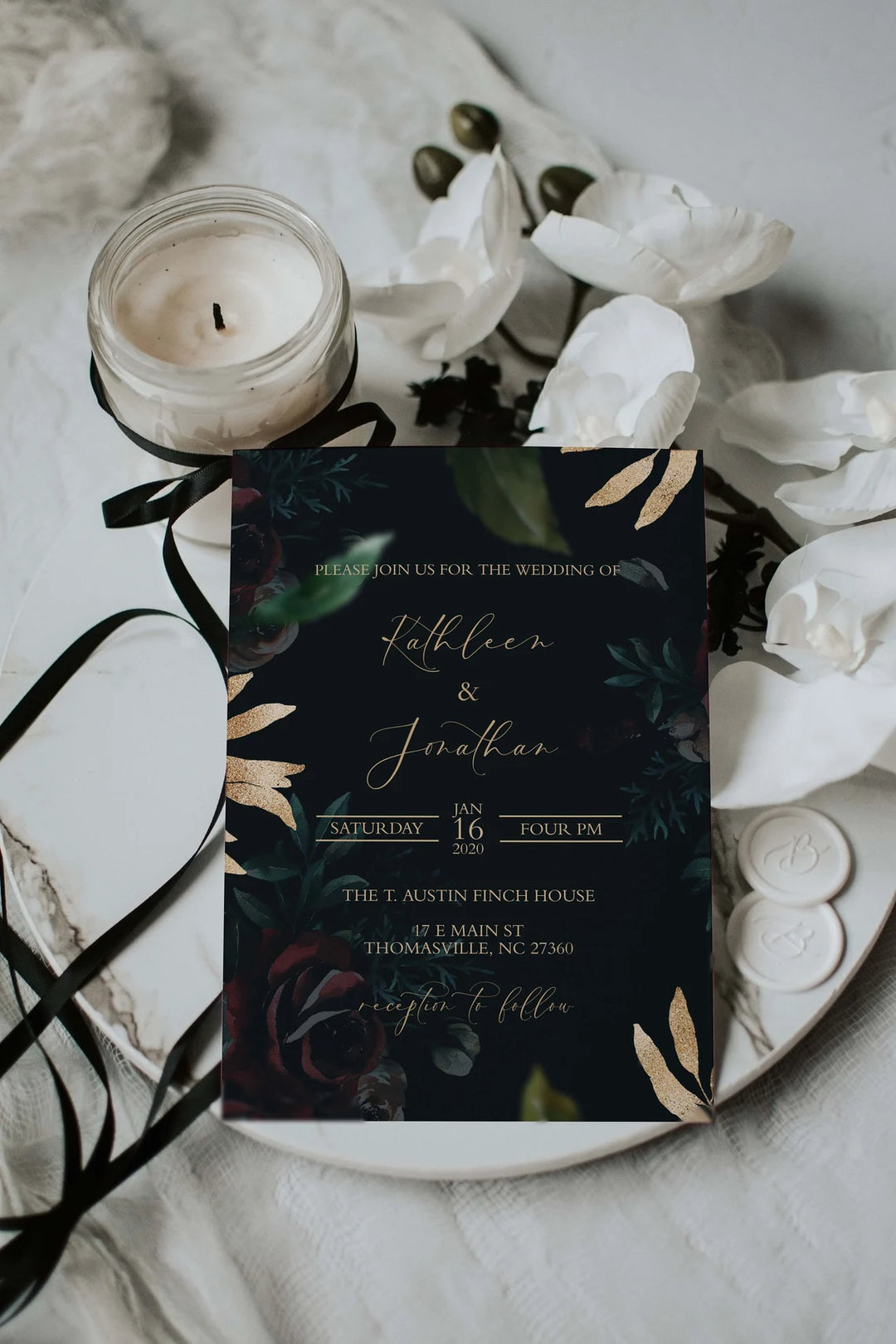Wedding Invitation Mockup - Modern Invitation Mockup - Simple Invitation Mockup - 5x7 Invitation Mockup - Neutral Invitation Mockup - 5x7