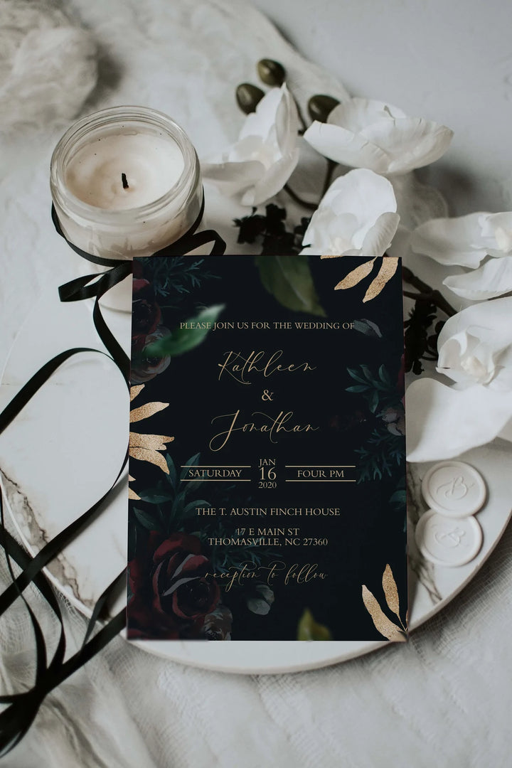 Wedding Invitation Mockup - Modern Invitation Mockup - Simple Invitation Mockup - 5x7 Invitation Mockup - Neutral Invitation Mockup - 5x7