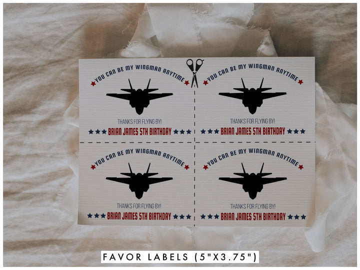 Fighter Pilot Invitation - Top Gun Birthday Invitation Bundle - Top Gun Birthday Games - Fighter Jet Birthday Sign - Boys Airplane Invite