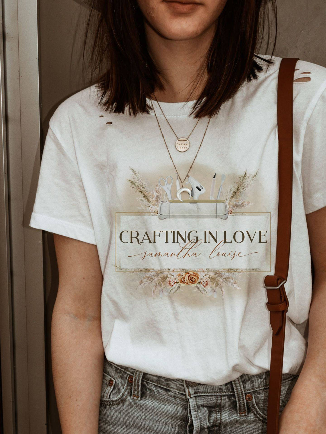 Boho Crafter Logo - Boho Tumbler Crafter Logo - Premade Crafty Logo - Cutting Machine Artist Logo - Tumbler Logo Design - Boho Craft Logo