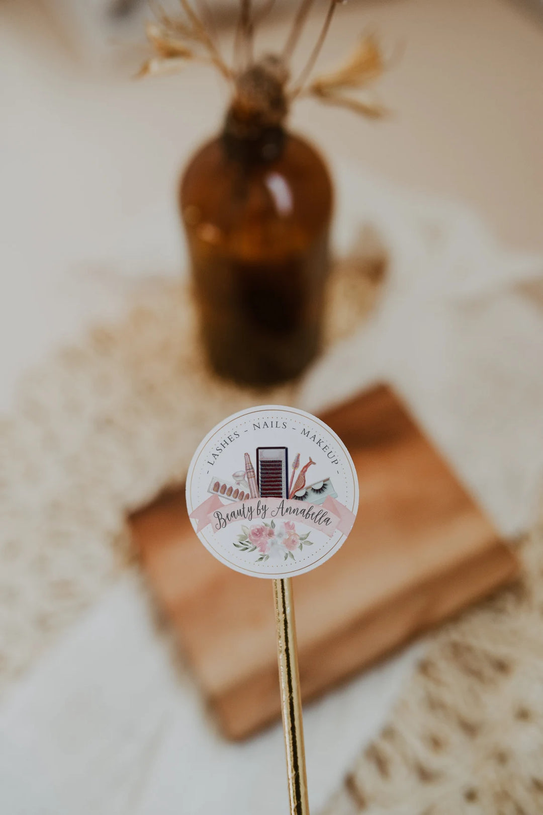 Lash Business Logo - Nail Business Logo - Makeup Business Logo - Beauty Business Logo - Makeup Artist Logo - Cosmetologist Logo - Editable