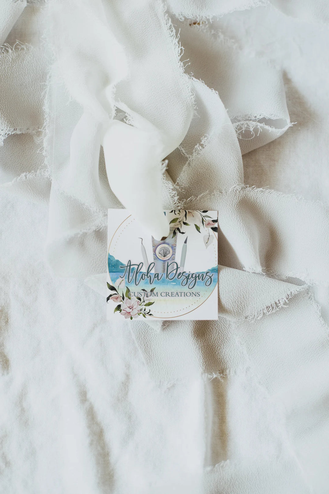 Beach Theme Logo - Ocean Logo - Crafter Logo - Tumbler Logo - Tumbler Crafter Logo - Premade Crafty Logo - Cutting Machine Artist Logo