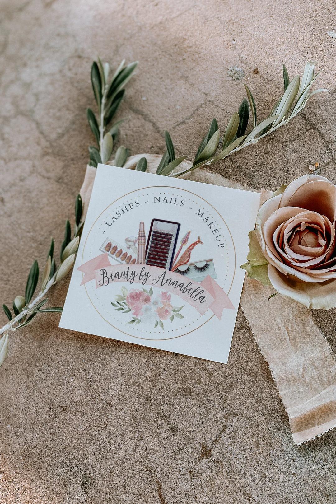 Lash Business Logo - Nail Business Logo - Makeup Business Logo - Beauty Business Logo - Makeup Artist Logo - Cosmetologist Logo - Editable
