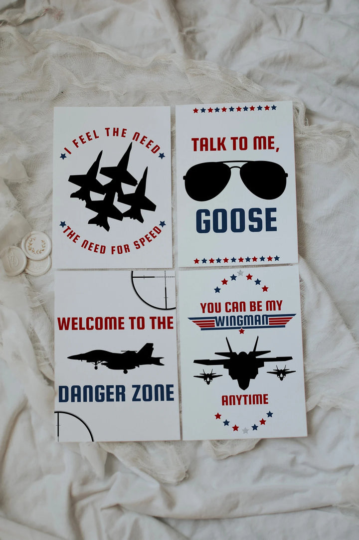 Airplane Theme Birthday Sign - Fighter Pilot Birthday Welcome Sign - Pilot Theme Table Sign - Airplane Fueling Station Sign - Customizable