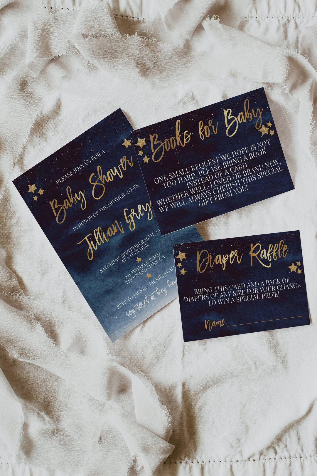 Twinkle Twinkle Little Star Baby Shower Invitation - Editable Baby Boy Baby Shower Invitation - Galaxy Baby Shower Invitation - Baby Boy