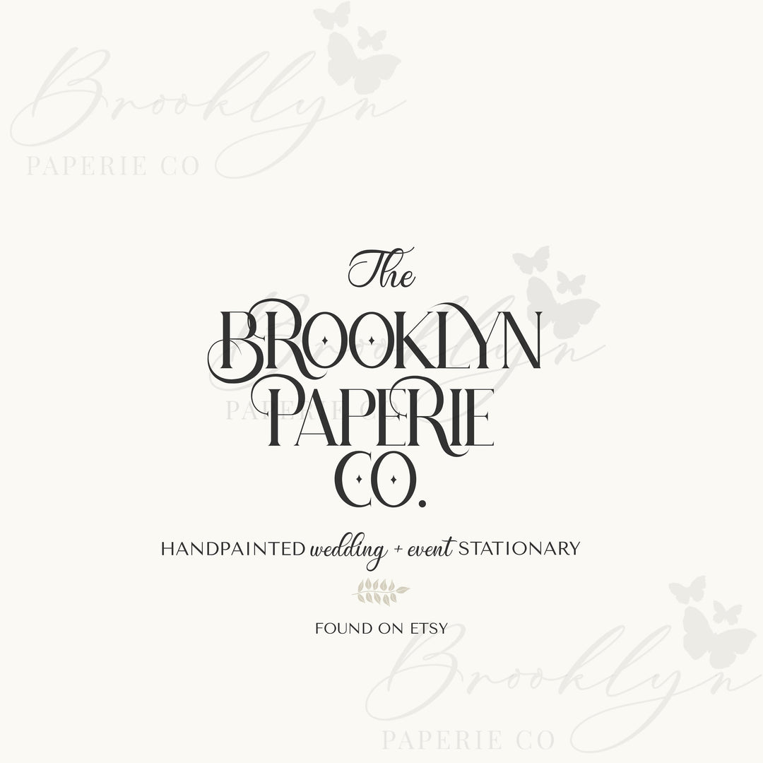 Premade Logo Design - Minimalist Premade Logo Design - Event Stylist Logo Design - Photographer Logo Design - Boutique Logo Design