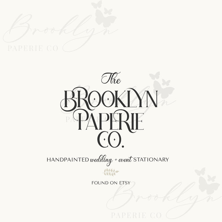 Premade Logo Design - Minimalist Premade Logo Design - Event Stylist Logo Design - Photographer Logo Design - Boutique Logo Design
