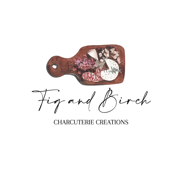 Charcuterie Logo - Cheese Logo - Food Logo - Cheese Board Logo - Cheese Box Logo - Charcuterie Box Logo - Chef Logo - Catering Service Logo