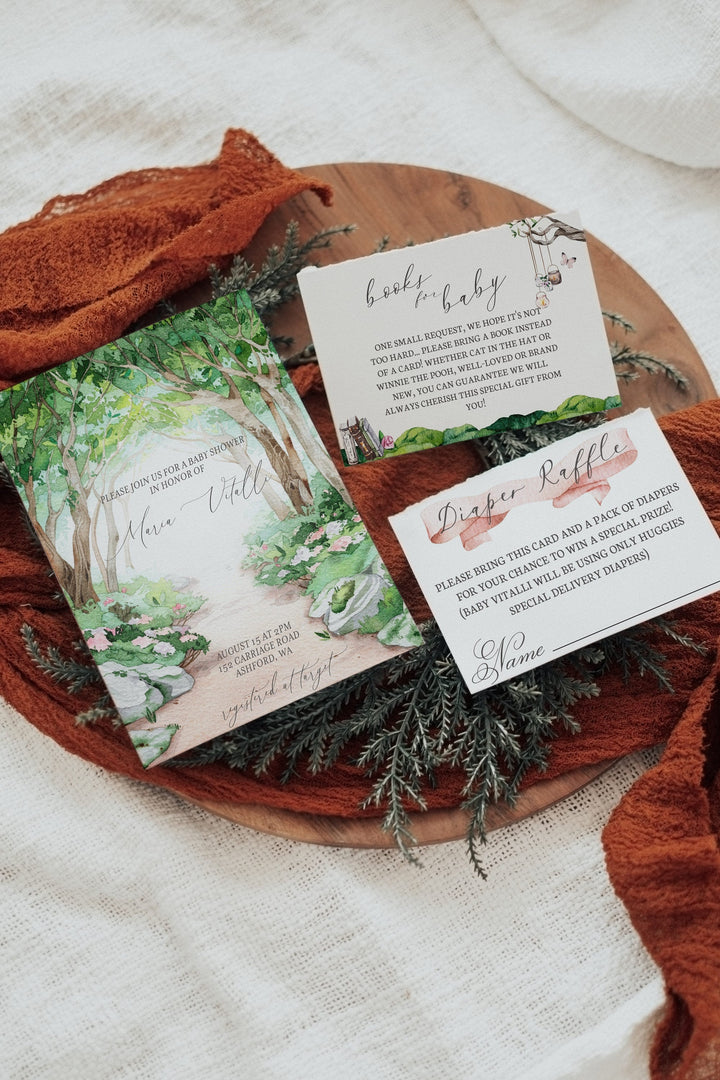 Boho Burnt Orange Invitation Suite Mockup - Moody Invitation Mockup - Smart Object Stationary Mockup Boho Aesthetic - Boho Card Mockup - PSD