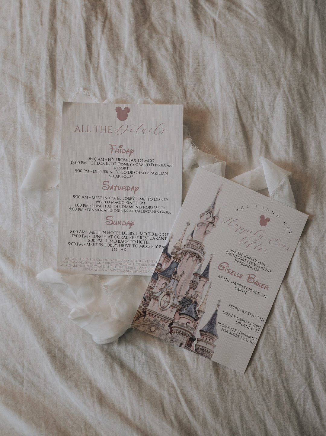 Simple Boho Invitation Mockup - Double 5x7 Invitation Mockup - Double Sided 5x7 Invitation Mockup - Boho 5x7 Stationary Mockup - Moody Mock