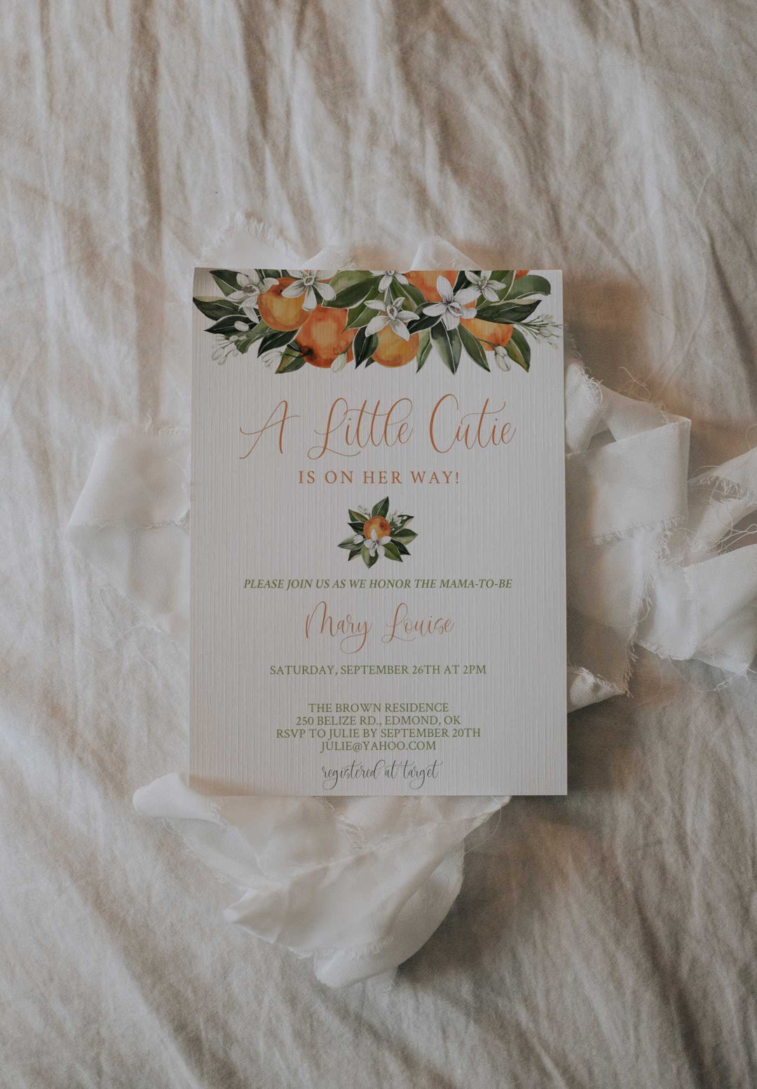 Simple Boho 5x7 Invitation Mockup - Individual 5x7 Invitation Mockup - Minimalist Boho 5x7 Invitation Mockup - Modern Boho 5x7 Invite Mockup