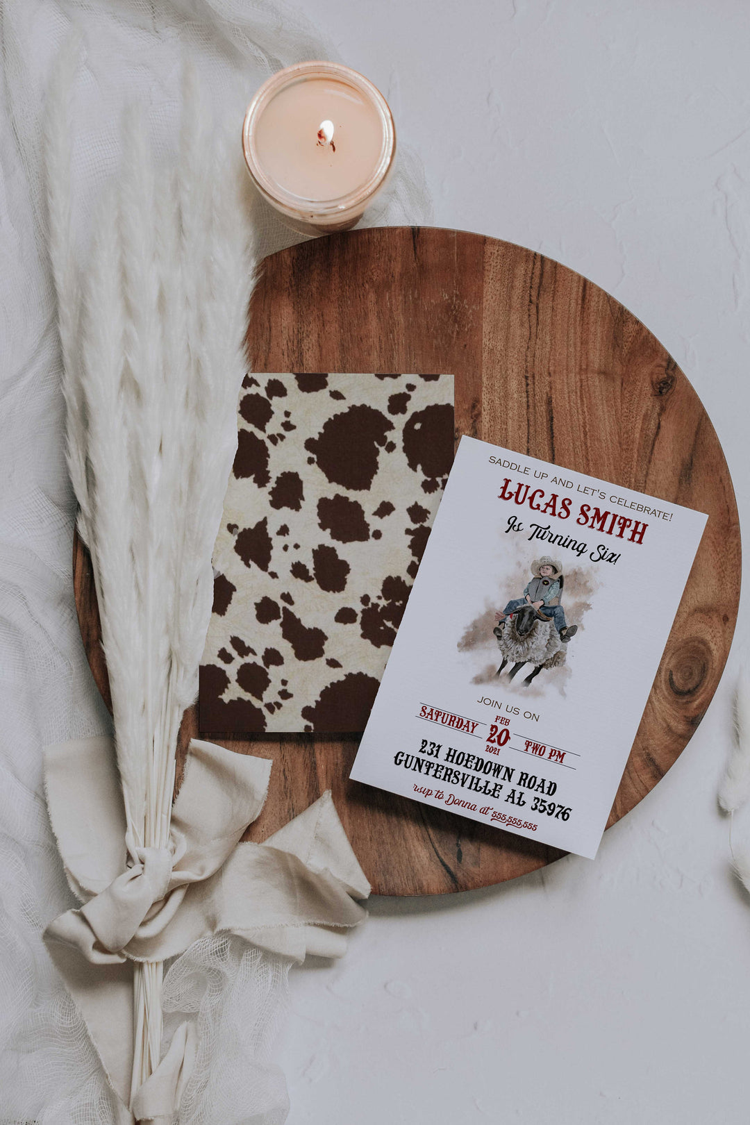 Bull Riding Birthday Invitation - Rodeo Birthday Invitation - Western Birthday Invitation - Cowboy Birthday Invitation - Cowboy Invitation