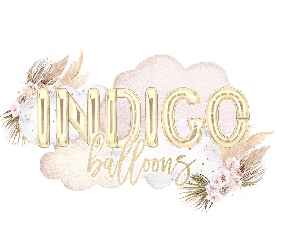 Boho Party Planner Logo - Balloon Font Logo - Balloon Business Logo - Balloon Garland Logo - Boho Event Planner Logo - Boho Balloon Logo