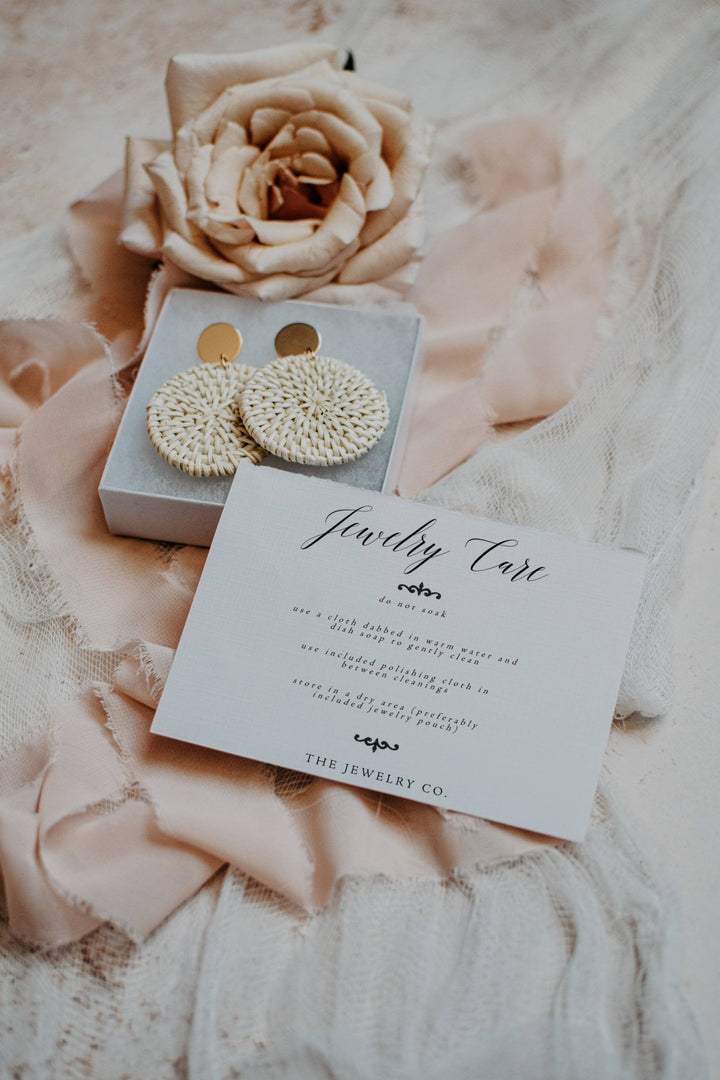 Jewelry Care Card Mockup - Care Card Mockup - 5x3.5 Card Mockup - Jewelry Business Mockup - Business Template Mockup - Business Card Mock A4