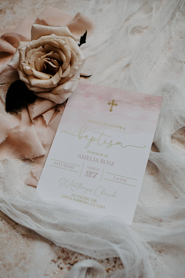 Wedding Invitation Mockup - Baby Shower Invitation Mockup - Bridal Shower Invitation Mockup - Birthday Invitation Mockup - Boho Mockup - A4