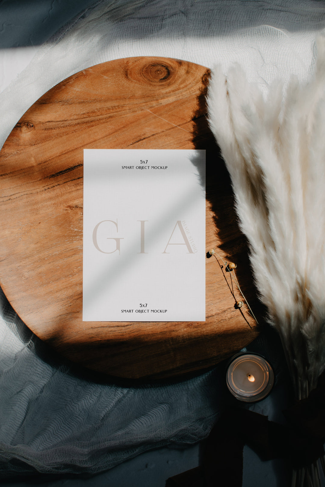 5x7 Invitation Mockup - 5x7 Blank Card Mockup - Invitation Card Mockup - Wedding Invitation Mockup - Boho Invitation Mockup - 5x7 Card Mock