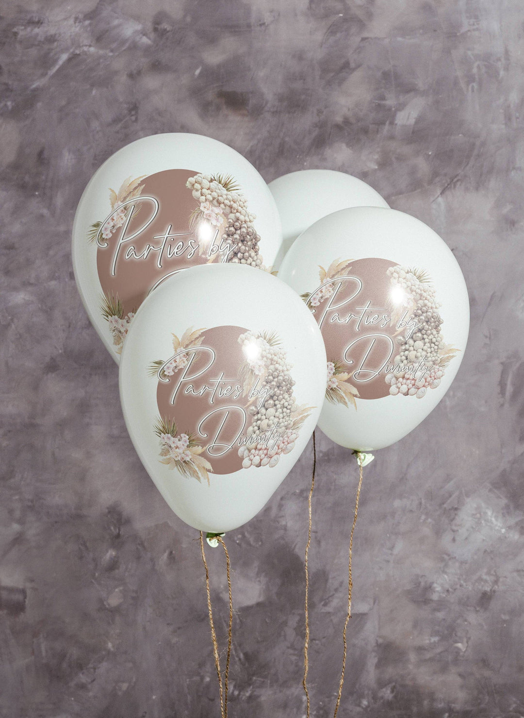 Boho Balloon Business Logo - Balloon Garland Business Logo - Boho Party Planner Logo - Event Planner Logo - Boho Modern Balloon Logo - Party