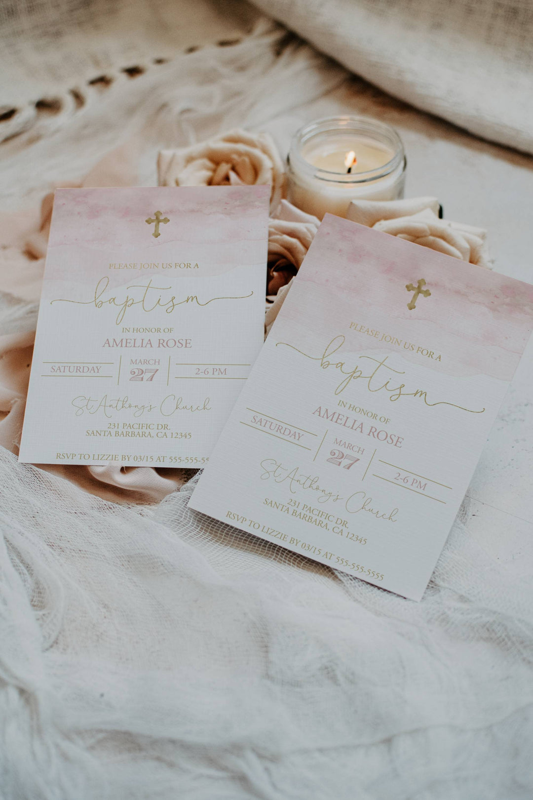 Double 5x7 Mockup - Double Sided Invitation Mockup - Double Invitation Mockup - Wedding Invitation Mockup - Back Side Invitation Mockup - A4