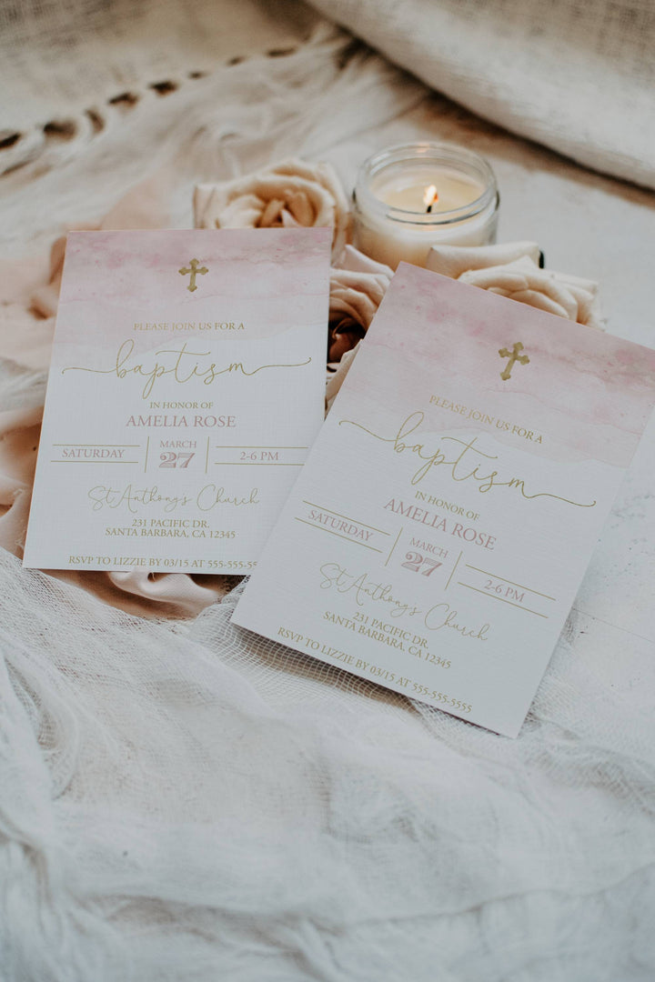 Double 5x7 Mockup - Double Sided Invitation Mockup - Double Invitation Mockup - Wedding Invitation Mockup - Back Side Invitation Mockup - A4
