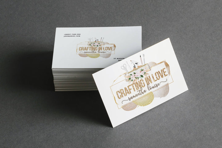 Crafter Logo - Cutting Machine Business Logo - Craft Business Logo - Crafty Business Girl Logo - Boho Craft Logo - Tumbler Business Logo