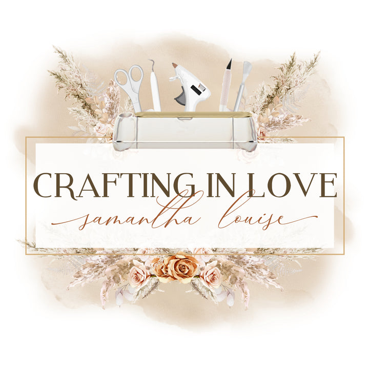 Boho Crafter Logo - Boho Tumbler Crafter Logo - Premade Crafty Logo - Cutting Machine Artist Logo - Tumbler Logo Design - Boho Craft Logo