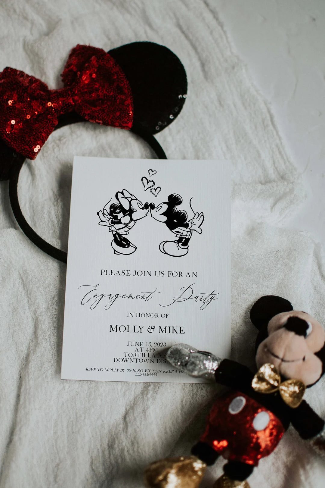 Disneyland Invitation Mockup - Mickey Mouse Invitation Mockup - Disney Mockup - Mouse Mockup - Theme Park Mockup - Invitation Mockup