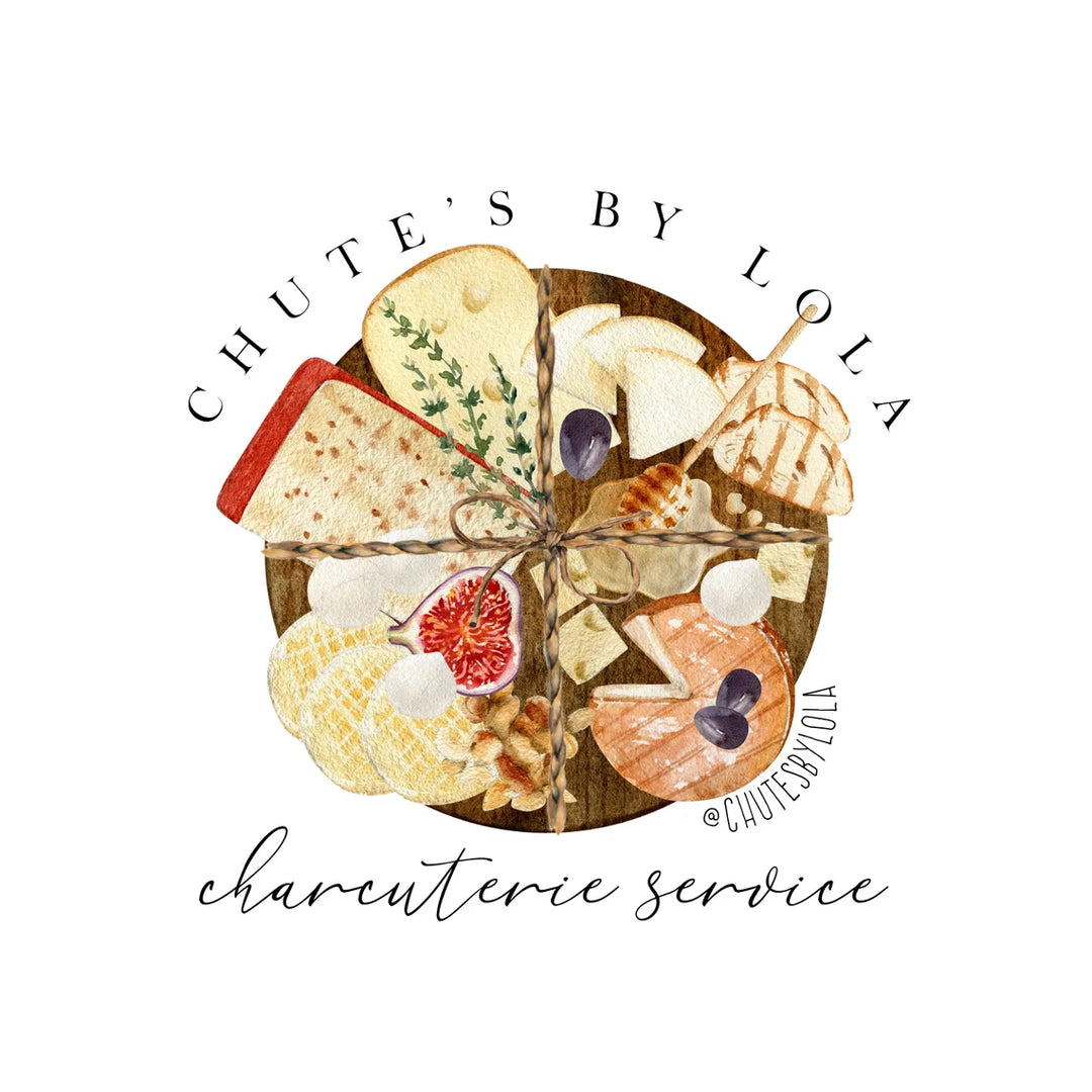Charcuterie Business Logo - Charcuterie Box Logo - Charcuterie Editable Logo - Cheese Logo - Cheese Platter Logo - Cheese Wine Logo Premade